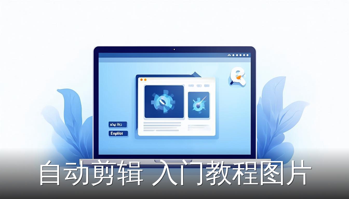 自动剪辑入门教程图片 展示软件界面和操作流程