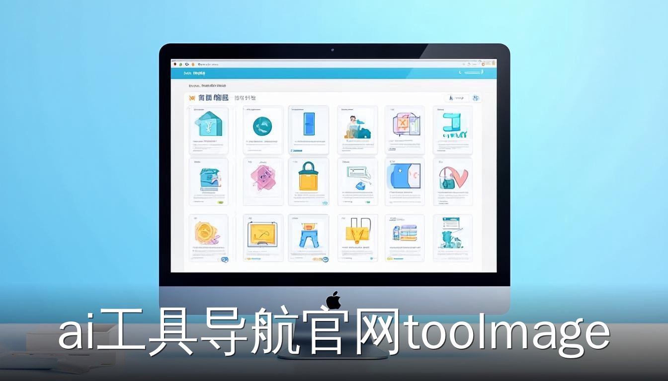 ai工具导航官网toolmage 界面展示，分类浏览和评分排行